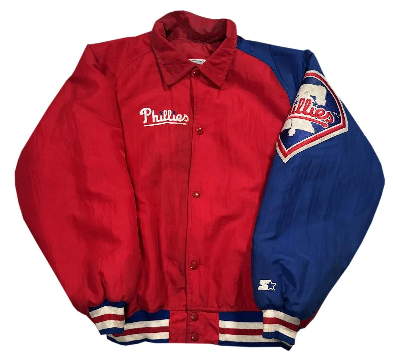 Vintage Starter Philadelphia Phillies Two Toned Dugout Jacket